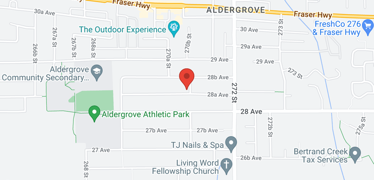 map of 27053 28A AVENUE